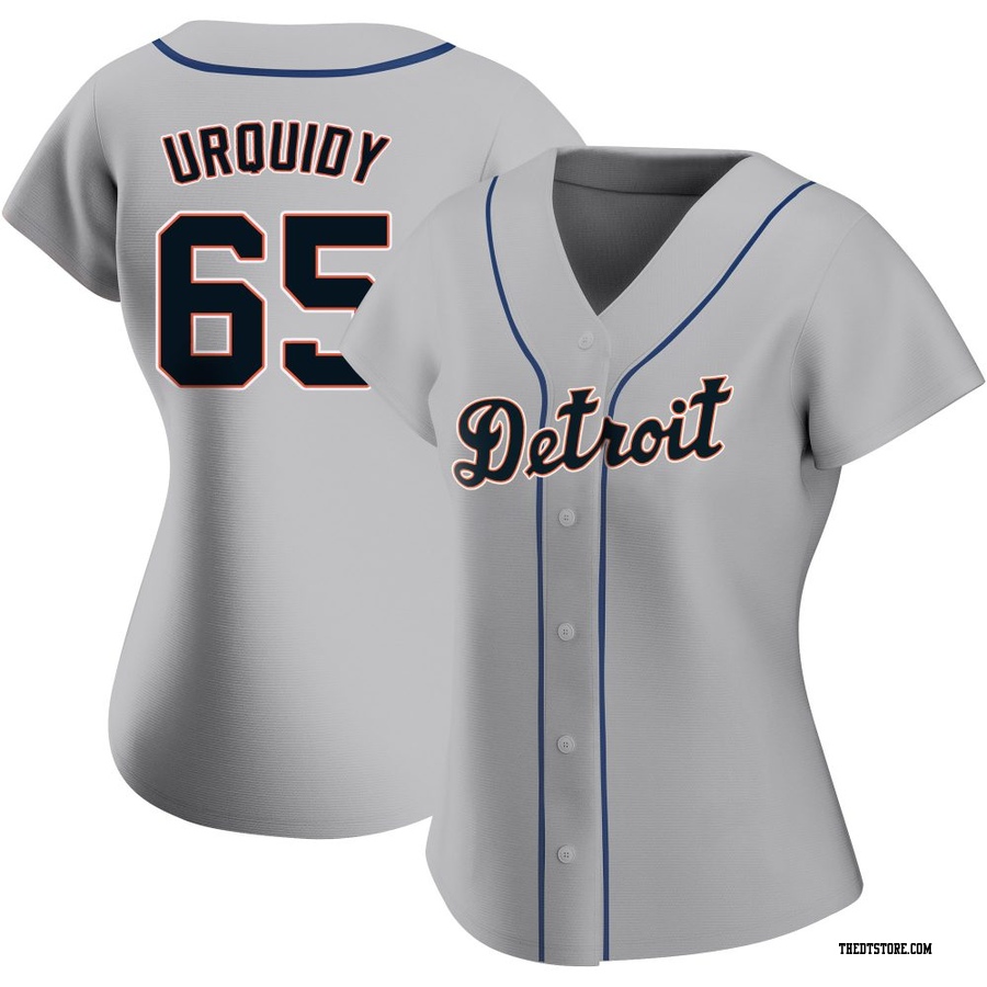 Gray Authentic Jose Urquidy Women's Detroit Tigers Road Jersey