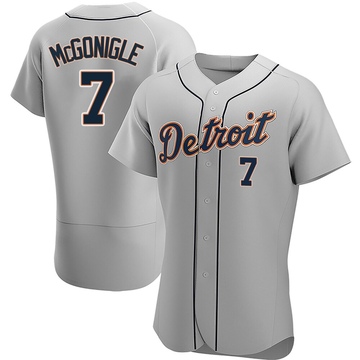 Gray Authentic Kevin McGonigle Men's Detroit Tigers Road Jersey
