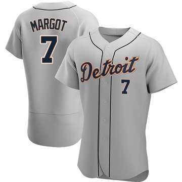 Gray Authentic Manuel Margot Men's Detroit Tigers Road Jersey