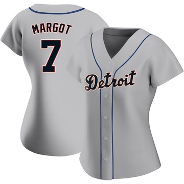 Gray Authentic Manuel Margot Women's Detroit Tigers Road Jersey