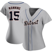 Gray Authentic Matt Manning Women's Detroit Tigers Road Jersey