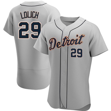 Gray Authentic Mickey Lolich Men's Detroit Tigers Road Jersey