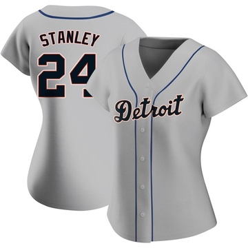 Gray Authentic Mickey Stanley Women's Detroit Tigers Road Jersey