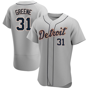 Gray Authentic Riley Greene Men's Detroit Tigers Road Jersey