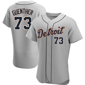 Gray Authentic Sean Guenther Men's Detroit Tigers Road Jersey