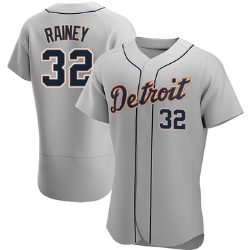Gray Authentic Tanner Rainey Men's Detroit Tigers Road Jersey