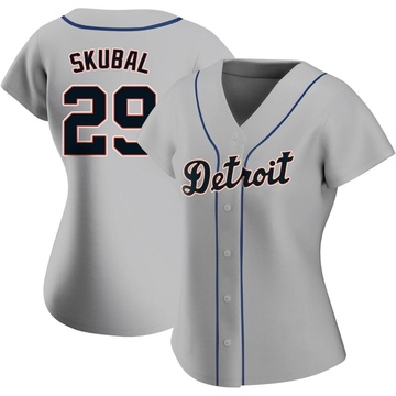 Gray Authentic Tarik Skubal Women's Detroit Tigers Road Jersey