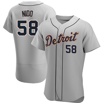 Gray Authentic Tomas Nido Men's Detroit Tigers Road Jersey