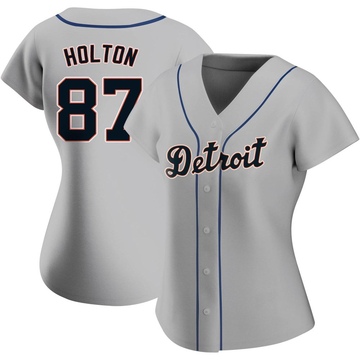 Gray Authentic Tyler Holton Women's Detroit Tigers Road Jersey