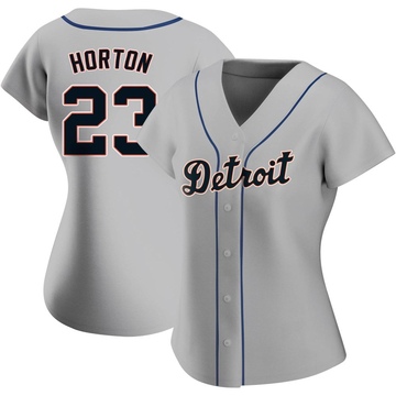 Gray Authentic Willie Horton Women's Detroit Tigers Road Jersey