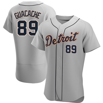 Gray Authentic Xiomer Guacache Men's Detroit Tigers Road Jersey