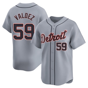 Gray Limited Framber Valdez Youth Detroit Tigers Road Jersey