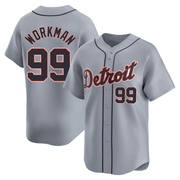 Gray Limited Gage Workman Youth Detroit Tigers Road Jersey