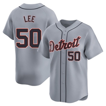 Gray Limited Hao-Yu Lee Men's Detroit Tigers Road Jersey