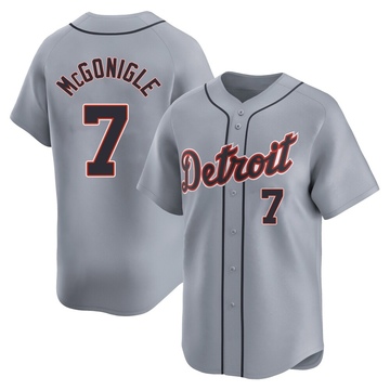 Gray Limited Kevin McGonigle Youth Detroit Tigers Road Jersey