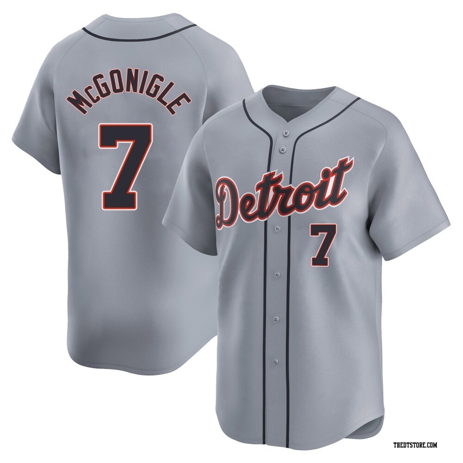 Gray Limited Kevin McGonigle Youth Detroit Tigers Road Jersey