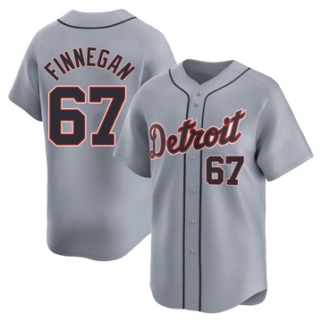 Gray Limited Kyle Finnegan Youth Detroit Tigers Road Jersey