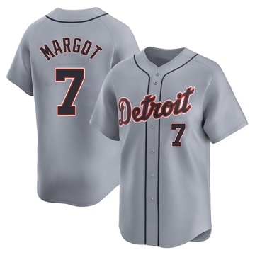 Gray Limited Manuel Margot Men's Detroit Tigers Road Jersey