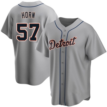 Gray Replica Bailey Horn Youth Detroit Tigers Road Jersey