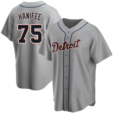 Gray Replica Brenan Hanifee Youth Detroit Tigers Road Jersey