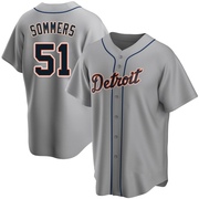 Gray Replica Drew Sommers Youth Detroit Tigers Road Jersey