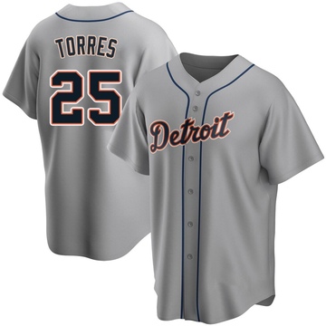 Gray Replica Gleyber Torres Youth Detroit Tigers Road Jersey