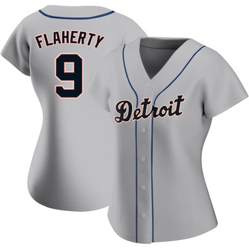 Gray Replica Jack Flaherty Women's Detroit Tigers Road Jersey