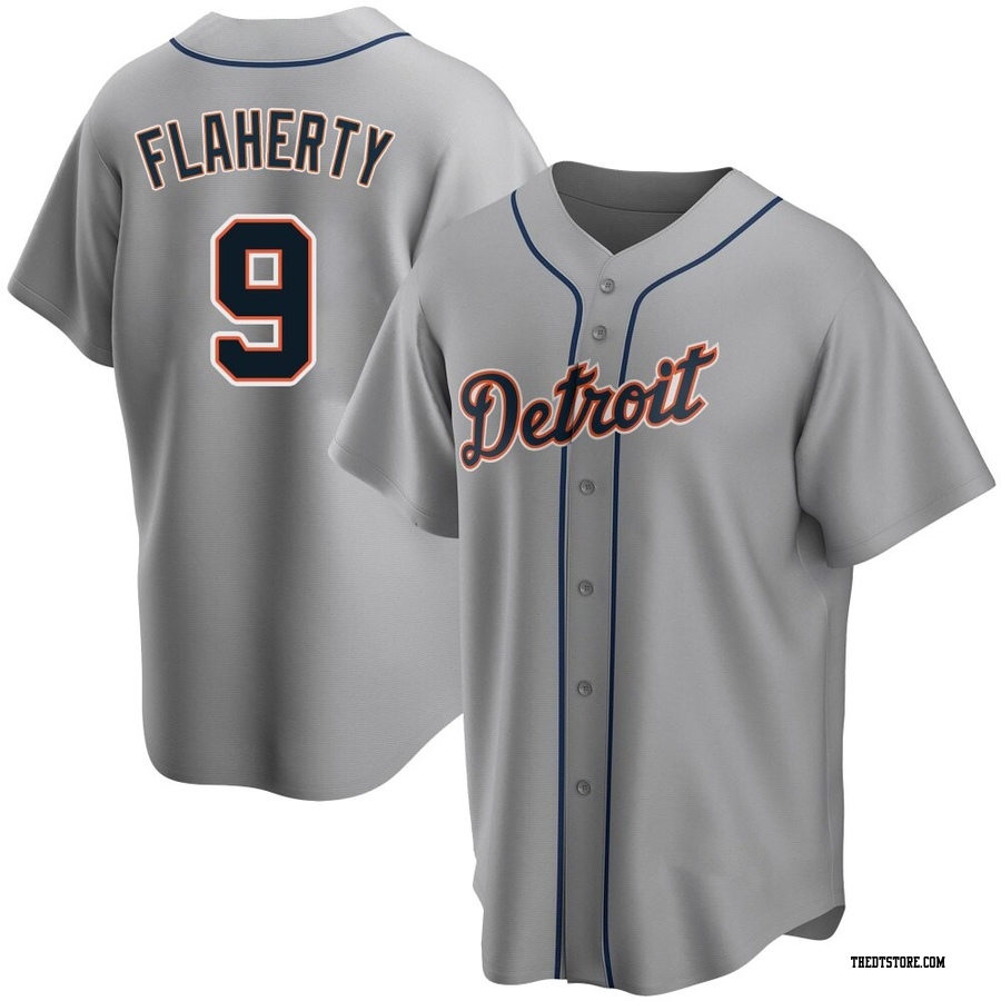 Gray Replica Jack Flaherty Youth Detroit Tigers Road Jersey