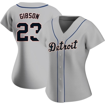 Gray Replica Kirk Gibson Women's Detroit Tigers Road Jersey