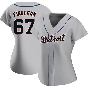 Gray Replica Kyle Finnegan Women's Detroit Tigers Road Jersey