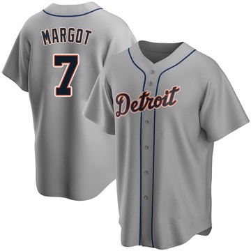 Gray Replica Manuel Margot Men's Detroit Tigers Road Jersey