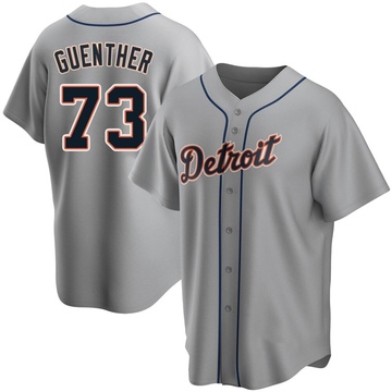 Gray Replica Sean Guenther Youth Detroit Tigers Road Jersey