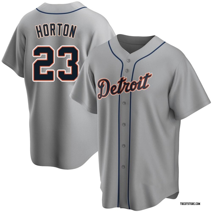 Gray Replica Willie Horton Men's Detroit Tigers Road Jersey