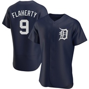 Navy Authentic Jack Flaherty Men's Detroit Tigers Alternate Jersey
