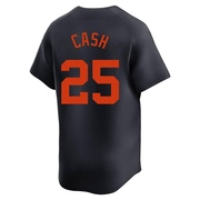 Navy Limited Norm Cash Youth Detroit Tigers Alternate Jersey