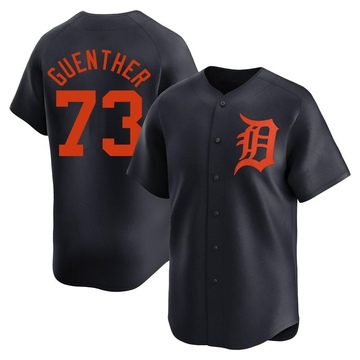 Navy Limited Sean Guenther Youth Detroit Tigers Alternate Jersey