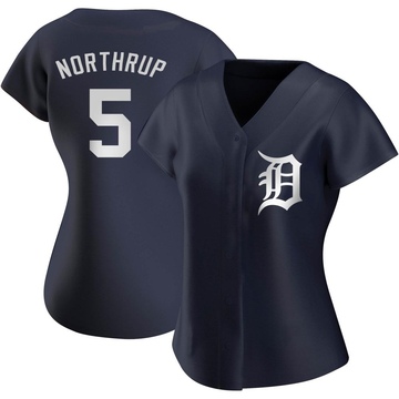 Navy Replica Jim Northrup Women's Detroit Tigers Alternate Jersey