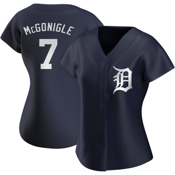 Navy Replica Kevin McGonigle Women's Detroit Tigers Alternate Jersey
