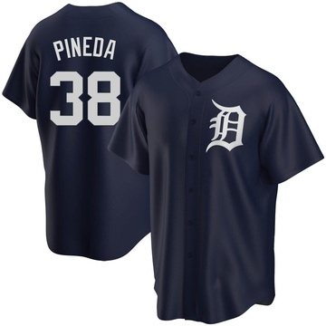 Navy Replica Michael Pineda Youth Detroit Tigers Alternate Jersey