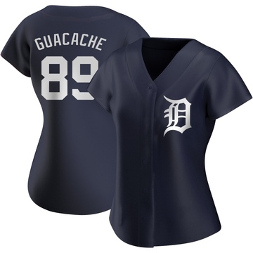 Navy Replica Xiomer Guacache Women's Detroit Tigers Alternate Jersey
