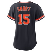 Navy Replica Zack Short Women's Detroit Tigers Alternate 2nd Jersey