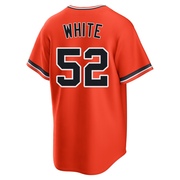 Orange Replica Brendan White Men's Detroit Tigers Alternate Jersey