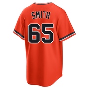 Orange Replica Burch Smith Youth Detroit Tigers Alternate Jersey