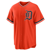 Orange Replica Justin Verlander Youth Detroit Tigers Alternate Jersey