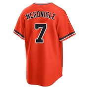 Orange Replica Kevin McGonigle Men's Detroit Tigers Alternate Jersey