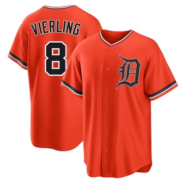 Orange Replica Matt Vierling Men's Detroit Tigers Alternate Jersey