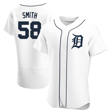 White Authentic Dylan Smith Men's Detroit Tigers Home Jersey