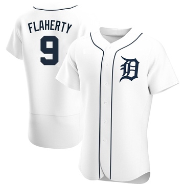 White Authentic Jack Flaherty Men's Detroit Tigers Home Jersey