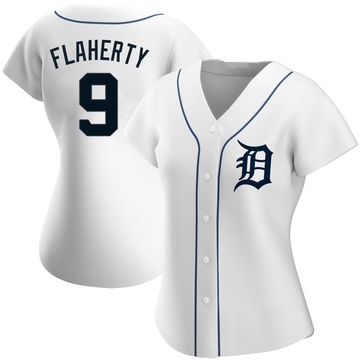 White Authentic Jack Flaherty Women's Detroit Tigers Home Jersey