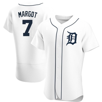 White Authentic Manuel Margot Men's Detroit Tigers Home Jersey